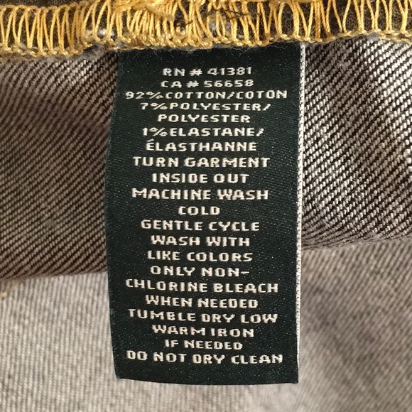 4 TALL [32X34.5] LAUREN RALPH LAUREN LONG BABY BOOT JEANS - Picture 7 of 10